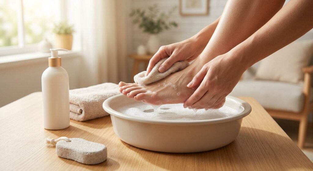 How to clean and care for diabetic feet every day