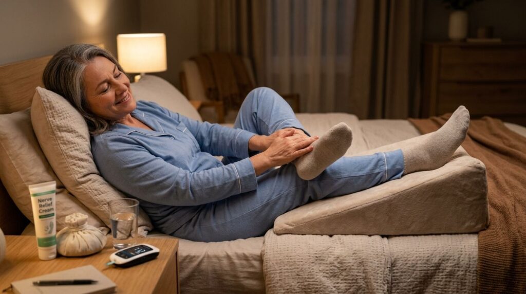 How to reduce diabetic nerve pain at night