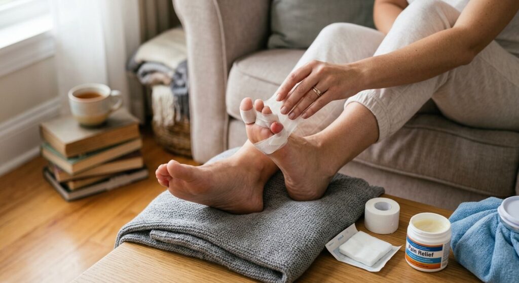 How to treat a broken pinky toe at home